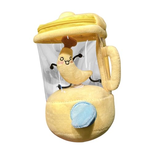 Blender Toy, Plush Juicer, niedlich, Pull String, Fun und Functional Juicer Blender mit Zipper Storage, Sammlerdesign, ideal für Osterpräsentationen und Kinderzimmerdekoration (Banane) von Bxjinkele