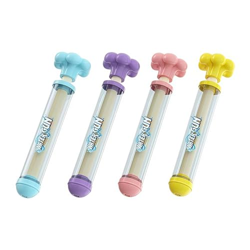 Erwachsener Wasser -Squirter, Wasserspielkampfspielzeug, Poolzubehör, Romantisches Feuerwerk Wasser Squirter für Kinder, interaktives Strandspiel im Freien für Kinder Mädchen (4PC) von Bxjinkele