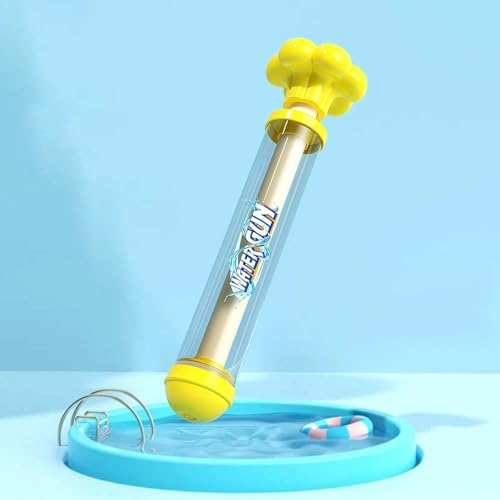 Feuerwerk Wasserpistole, Romantische Feuerwerks Wasserpistole Spritzpistolen, Feuerwerk Wasser Squirter, Romantisches Wassersprühspielzeug Für Kinder, Erwachsene, 3 Düsentypen (Gelb, Poröser Typ) von Bxjinkele