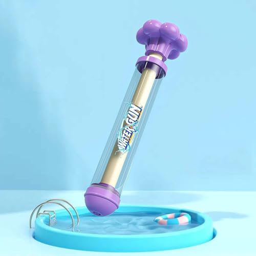 Feuerwerk Wasserpistole, Romantische Feuerwerks Wasserpistole Spritzpistolen, Feuerwerk Wasser Squirter, Romantisches Wassersprühspielzeug Für Kinder, Erwachsene, 3 Düsentypen (Lila, Poröser Typ) von Bxjinkele