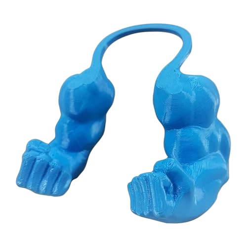 Mini Hände für Katzen, Realistische Menschliche Arme Für Katzen, Kreatives Interaktives Katzenspielzeug und Dekoration für Zuhause, Reisen, Foto, Cosplay, Geburtstage Täglichen Gebrauch (Blau) von Bxjinkele