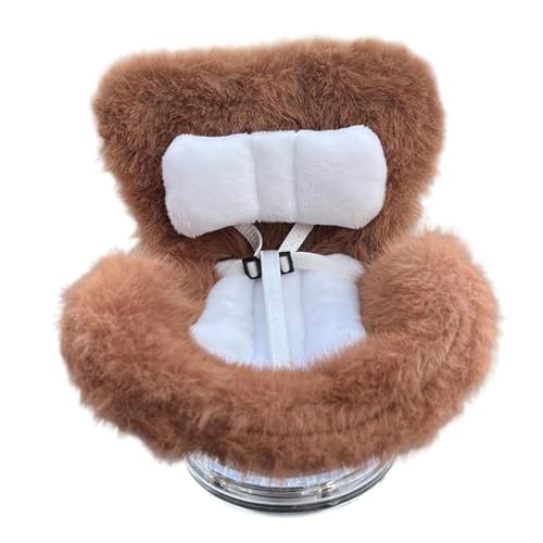 Puppen-Autositz - Lüftungsgitter-Clip und Tischständer mit Magnetbasis, Passend für 10-17cm Plüschpuppen, Auto-Deko und Sammler-Zubehör (I) von Bxjinkele