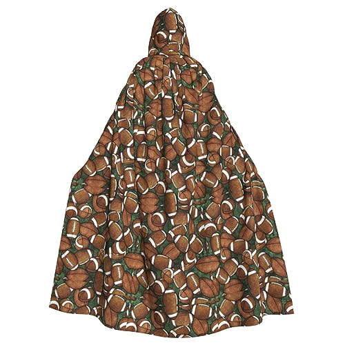 Bxzpzplj Fußball-Umhang mit Kapuze, Unisex, Cosplay-Kostüme, Umhang für Erwachsene, 185 cm, Grün Bxzpzplj Fußball-Umhang mit Kapuze, Unisex, Cosplay-Kostüme, Umhang für Erwachsene, 185 cm, Grün von Bxzpzplj