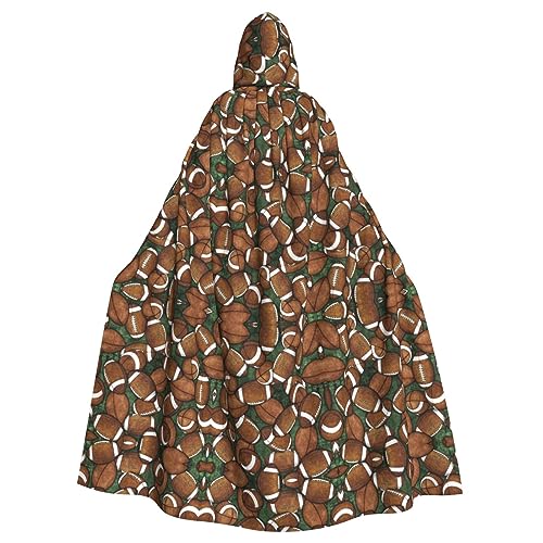 Bxzpzplj Fußball-Umhang mit Kapuze, Unisex, Cosplay-Kostüme, Umhang für Erwachsene, 185 cm, Grün Bxzpzplj Fußball-Umhang mit Kapuze, Unisex, Cosplay-Kostüme, Umhang für Erwachsene, 185 cm, Grün von Bxzpzplj