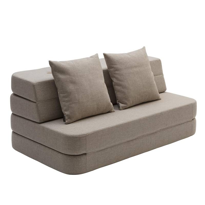 byKlipKlap 3-Fold-Sofa 120 cm Beige von By KlipKlap