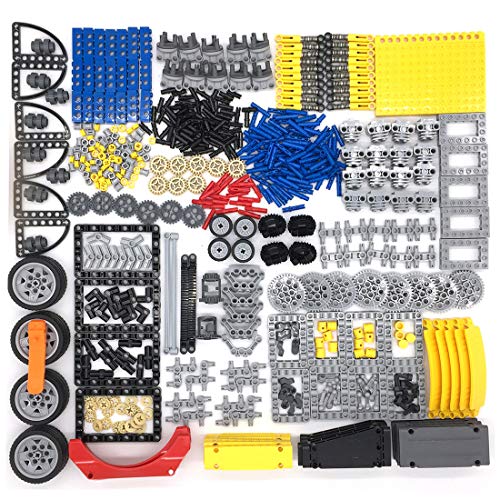 Bybo Technik Ersatzteile Set,Technik zahnräder Klemmbausteine Set Technik Teile Steine Einzelteile, Kompatibel mit Lego Technik von Bybo