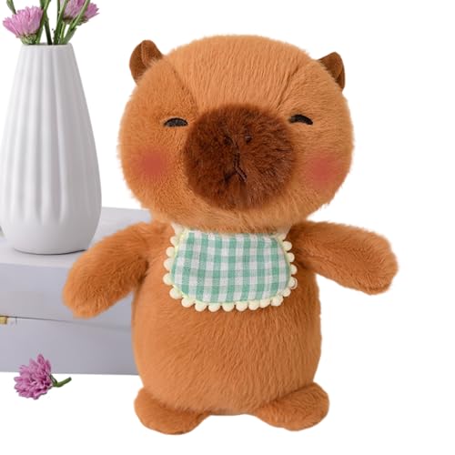 Byeaon Capybara Plüschspielzeug, Klatschendes Plüsch-Sammlerstück, Gefüllte Tierpuppe, 20 cm/7,87 Zoll, Huggable-Design, Auffälliges Design, Für Zuhause, Wohnzimmer, Schlafzimmer Oder Sofa Byeaon Capybara Plüschspielzeug, Klatschendes Plüsch-Sammlerstück, Gefüllte Tierpuppe, 20 cm/7,87 Zoll, Huggable-Design, Auffälliges Design, Für Zuhause, Wohnzimmer, Schlafzimmer Oder Sofa von Byeaon