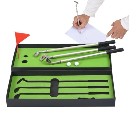 Byeaon Golfstift, Werkzeugspielzeug, Büro -Golfspiel Mit Konsistenter Ballbewegung, Tragbar Und Kompakt, 25x11x3,5 cm/9.84x4.33x1,38 Zoll Für Zuhause, Arbeit Und Reisegebrauch von Byeaon