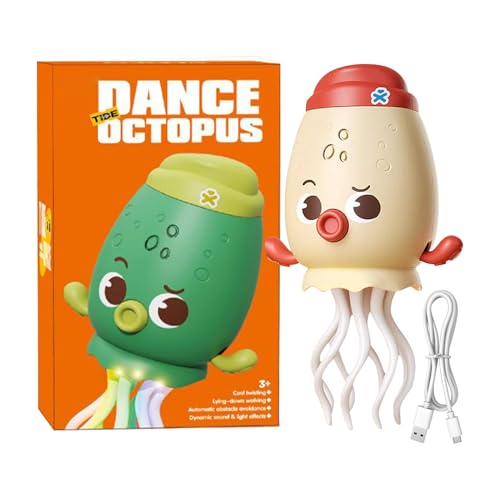 Electric Dancing Octopus-Spielzeug, Interaktives Musikspielzeug, Light-up-Oktopus-Spielzeug, 20x11.5x8,5 Cm, Kindersichere Materialien Und Fröhliche Melodien Für Kindergarten, Schlafenszeit Und Spielz Electric Dancing Octopus-Spielzeug, Interaktives Musikspielzeug, Light-up-Oktopus-Spielzeug, 20x11.5x8,5 Cm, Kindersichere Materialien Und Fröhliche Melodien Für Kindergarten, Schlafenszeit Und Spielz von Byeaon