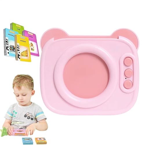 -Lernkarten, Lernspielzeug Für Kinder, Sichtwörter Für Kleinkinder, Tragbar Und Praktisch, Ansprechende Sprechfunktion, 9,5 X 1,9 X 7,6 cm, Zum Lernen Von Kleinkindern von Byeaon