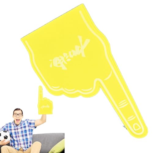 Requisiten Für Sportveranstaltungen, Riesige Jubelhände, Schaumzeigerhände, Weicher Bequemer Griff, Lebendiges Event Catching Design, 23x46 cm, Für Spieltag Jubel Und Teamunterstützung Requisiten Für Sportveranstaltungen, Riesige Jubelhände, Schaumzeigerhände, Weicher Bequemer Griff, Lebendiges Event Catching Design, 23x46 cm, Für Spieltag Jubel Und Teamunterstützung von Byeaon