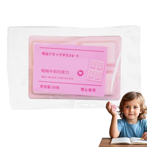 Schokoladenform Squishy, Sensory Toy, Dekomprimierende Zappelartefakte, 1,97x0,79 X 0,79 Zoll, Lang Anhaltendes Material, Einfach Zu Tragen, Für Kinder, Jugendliche Und Erwachsene Schokoladenform Squishy, Sensory Toy, Dekomprimierende Zappelartefakte, 1,97x0,79 X 0,79 Zoll, Lang Anhaltendes Material, Einfach Zu Tragen, Für Kinder, Jugendliche Und Erwachsene von Byeaon