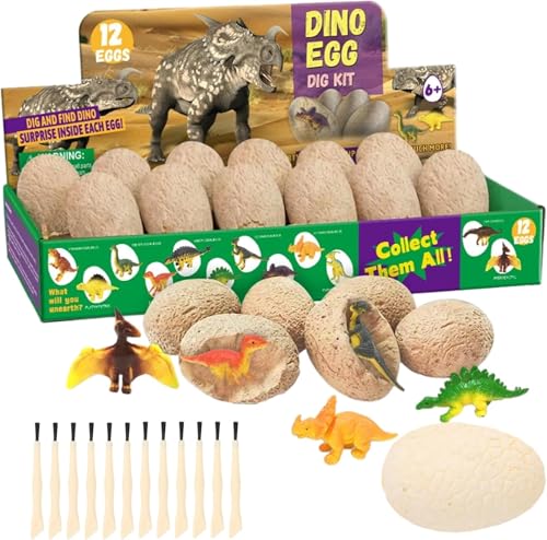 Byffoer Dino Ausgrabungsset für Kinder,Dinosaurier Eier Zum Ausgraben Dinosaurier adventskalender,Dino Spielzeug Dinosaurier Figuren für Kinder Jungen Mädchen ab 6 7 8 9 10 Jahre Byffoer Dino Ausgrabungsset für Kinder,Dinosaurier Eier Zum Ausgraben Dinosaurier adventskalender,Dino Spielzeug Dinosaurier Figuren für Kinder Jungen Mädchen ab 6 7 8 9 10 Jahre von Byffoer
