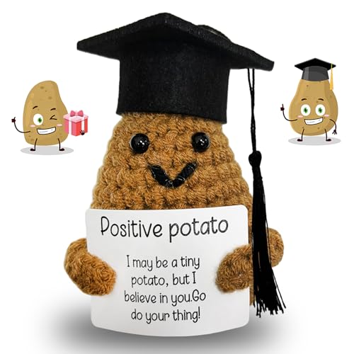 Positive Potato Lustige Stofftiere,Pocket Hug Positive Potato,Kartoffel Plüschtier,Positive Potato Pocket Hug Geschenk,Plüschtiere Geschenkideen für Weihnachts,Familie,Patienten,Freund und Freundin von Byhsoep