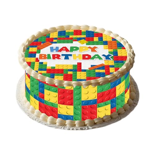 Tortendeko Essbar Bausteine mit Tortenaufleger Baustein Ø 20cm und Tortenband Bauklötze 4 Stück á 24cm x 5cm Passend für Torten, Kreative Dekoration für Torten, Kuchen Deko Tortendeko Geburtstag Junge Tortendeko Essbar Bausteine mit Tortenaufleger Baustein Ø 20cm und Tortenband Bauklötze 4 Stück á 24cm x 5cm Passend für Torten, Kreative Dekoration für Torten, Kuchen Deko Tortendeko Geburtstag Junge von Byhsoep
