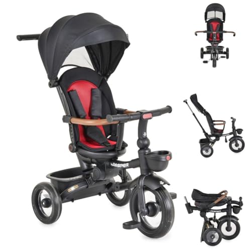Byox Dreirad Jasper Eva-Reifen klappbar, Sitz drehbar, Hinterradbremse, Körbe, Farbe:schwarz Byox Dreirad Jasper Eva-Reifen klappbar, Sitz drehbar, Hinterradbremse, Körbe, Farbe:schwarz von Byox