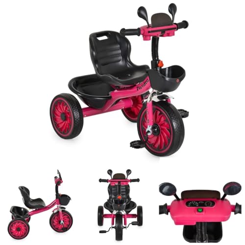 Byox Dreirad Twidle Körbe Musikfunktion, Lichter, Eva-Reifen, Verstellbarer Sitz, Farbe:pink Byox Dreirad Twidle Körbe Musikfunktion, Lichter, Eva-Reifen, Verstellbarer Sitz, Farbe:pink von Byox