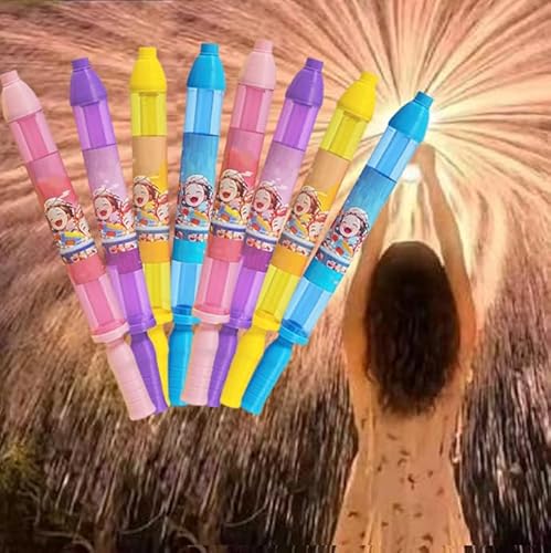 4 Stück Feuerwerks Wasserpistole, Water Squirter, Romantische Feuerwerks Wasserpistole Spritzpistolen, Waters Fun Pool Spielzeug, for Strand und Spielplatz (4 Stück) (8PCS) von ByteCraft