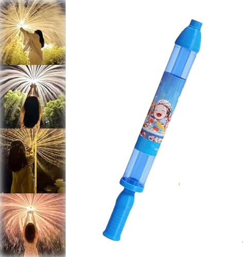 4 Stück Feuerwerks Wasserpistole, Water Squirter, Romantische Feuerwerks Wasserpistole Spritzpistolen, Waters Fun Pool Spielzeug, for Strand und Spielplatz (Blau) von ByteCraft