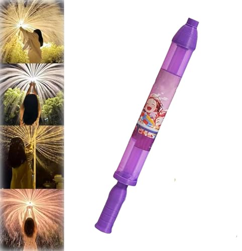 4 Stück Feuerwerks Wasserpistole, Water Squirter, Romantische Feuerwerks Wasserpistole Spritzpistolen, Waters Fun Pool Spielzeug, for Strand und Spielplatz (Lila) von ByteCraft