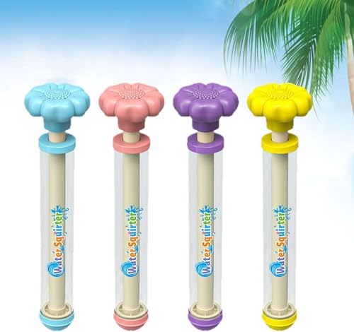 4 Stück Feuerwerks Wasserpistole, Water Squirter, Romantische Feuerwerks Wasserpistole Spritzpistolen, Waters Fun Pool Spielzeug, for Strand und Spielplatz (Neues 4 Stück) von ByteCraft