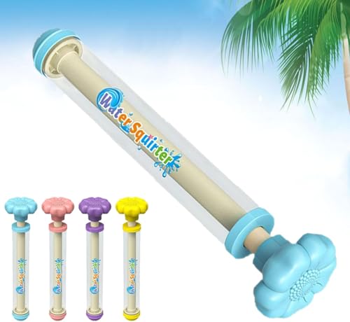 4 Stück Feuerwerks Wasserpistole, Water Squirter, Romantische Feuerwerks Wasserpistole Spritzpistolen, Waters Fun Pool Spielzeug, for Strand und Spielplatz (Neues Blau) von ByteCraft