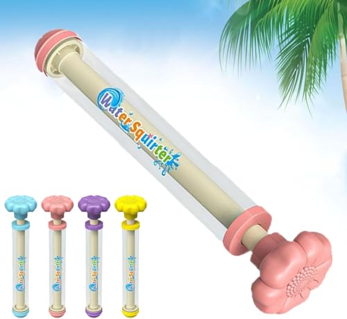 4 Stück Feuerwerks Wasserpistole, Water Squirter, Romantische Feuerwerks Wasserpistole Spritzpistolen, Waters Fun Pool Spielzeug, for Strand und Spielplatz (Neues Pink) von ByteCraft