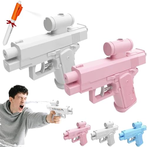 Prank Wasserpistole, Prank Water Gun, Prank Wasserpistolen mit Rückwärts- und Vorwärtsstrahl, robuster Sprüh-Streich-Sprinkler, kreative Streiche, urkomisches Geschenk (2 Pcs A) von ByteCraft