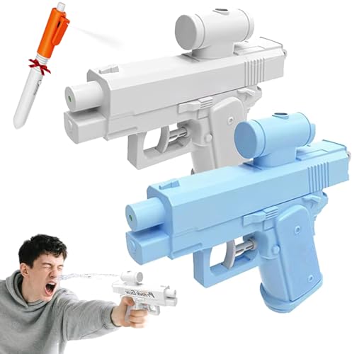 Prank Wasserpistole, Prank Water Gun, Prank Wasserpistolen mit Rückwärts- und Vorwärtsstrahl, robuster Sprüh-Streich-Sprinkler, kreative Streiche, urkomisches Geschenk (2 Pcs B) von ByteCraft