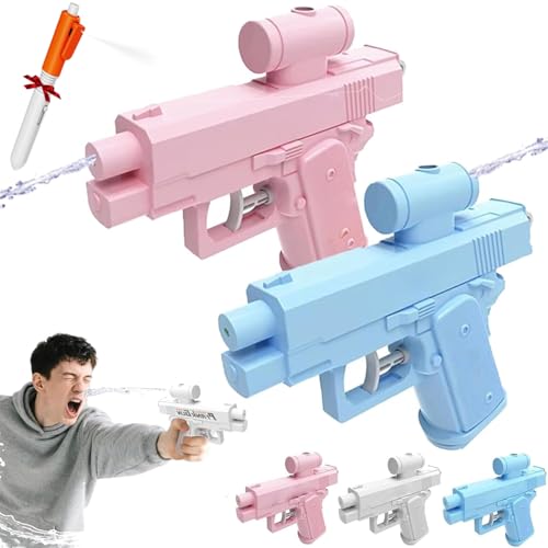 Prank Wasserpistole, Prank Water Gun, Prank Wasserpistolen mit Rückwärts- und Vorwärtsstrahl, robuster Sprüh-Streich-Sprinkler, kreative Streiche, urkomisches Geschenk (2 Pcs C) von ByteCraft