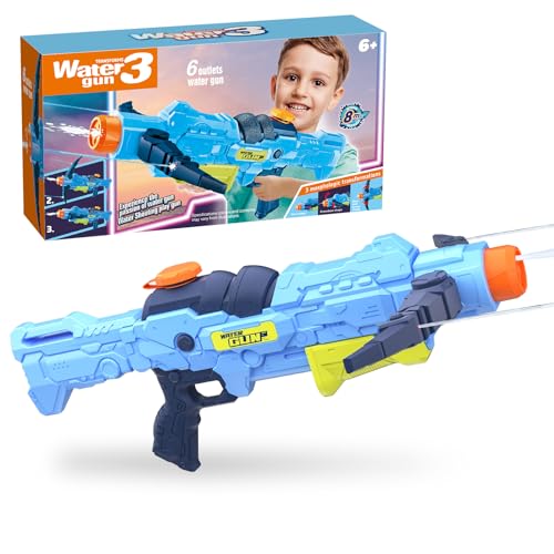 Water Wasserpistole, Armbrust Wasserpistolen für Kinder Erwachsene, Dreifachen Wasserspritzpistole Spielzeug Pistole Mit Große Reichweite, Spritzpistole für Mädchen Junge im Freien Sommer Party Strand Water Wasserpistole, Armbrust Wasserpistolen für Kinder Erwachsene, Dreifachen Wasserspritzpistole Spielzeug Pistole Mit Große Reichweite, Spritzpistole für Mädchen Junge im Freien Sommer Party Strand von Byuert