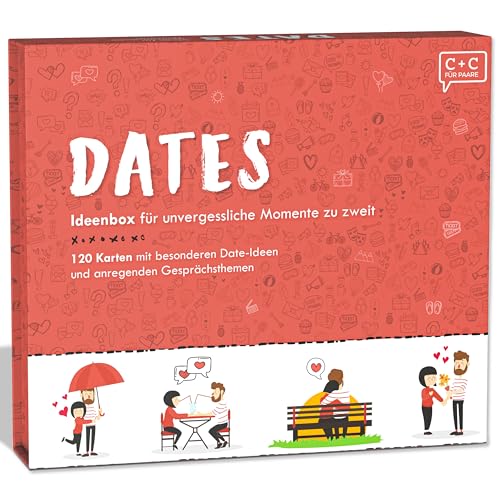 120 Fragen & Date Ideen für Paare - Paarzeit Bucket List für Pärchen - Date Night Spiel als Romantisches Valentinstag und Jahrestag Geschenk für Partner, Ihn, Sie, Ehemann und Ehefrau 120 Fragen & Date Ideen für Paare - Paarzeit Bucket List für Pärchen - Date Night Spiel als Romantisches Valentinstag und Jahrestag Geschenk für Partner, Ihn, Sie, Ehemann und Ehefrau von C + C FÜR PAARE