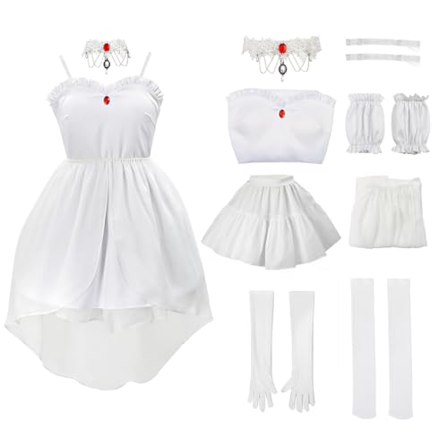C-ZOFEK Boosette Kostüm, Kleid, Booette, Cosplay, Prinzessin, Weiß, mehrlagiges Ballkleid, Halloween, Größe XL C-ZOFEK Boosette Kostüm, Kleid, Booette, Cosplay, Prinzessin, Weiß, mehrlagiges Ballkleid, Halloween, Größe XL von C-ZOFEK