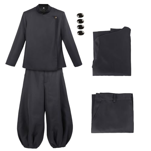 C-ZOFEK Herren-Kostüm, Anime-Cosplay-Kostüm, US-Größe, Jacke, Hose, komplettes Set für Halloween, Blau, XXL C-ZOFEK Herren-Kostüm, Anime-Cosplay-Kostüm, US-Größe, Jacke, Hose, komplettes Set für Halloween, Blau, XXL von C-ZOFEK