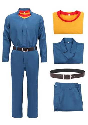 C-ZOFEK Lockiger Cosplay-Overall, Halloween, Kleid, Horror-Kostüm, US-Größe, Overall für Herren, Blau, M C-ZOFEK Lockiger Cosplay-Overall, Halloween, Kleid, Horror-Kostüm, US-Größe, Overall für Herren, Blau, M von C-ZOFEK