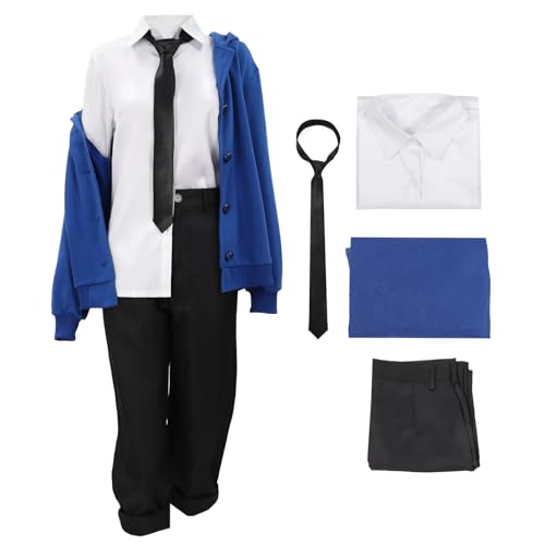 C-ZOFEK US-Größe, Cosplay-Kostüm, Outfit, Mantel, Hemd, Hose und Krawatte für Damen, Halloween, Mehrfarbig, M C-ZOFEK US-Größe, Cosplay-Kostüm, Outfit, Mantel, Hemd, Hose und Krawatte für Damen, Halloween, Mehrfarbig, M von C-ZOFEK