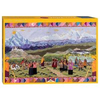Free Tibet Quilt Jigsaw Puzzle for Adults by Meri Henriques Vahl Free Tibet Quilt Jigsaw Puzzle for Adults by Meri Henriques Vahl von C&T Publishing