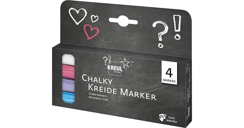 KREUL Chalky Kreidemarker 4er Set von KREUL