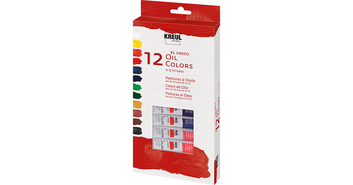 El Greco Ölfarben 12 Tuben a 12 ml El Greco Ölfarben 12 Tuben a 12 ml von C. KREUL
