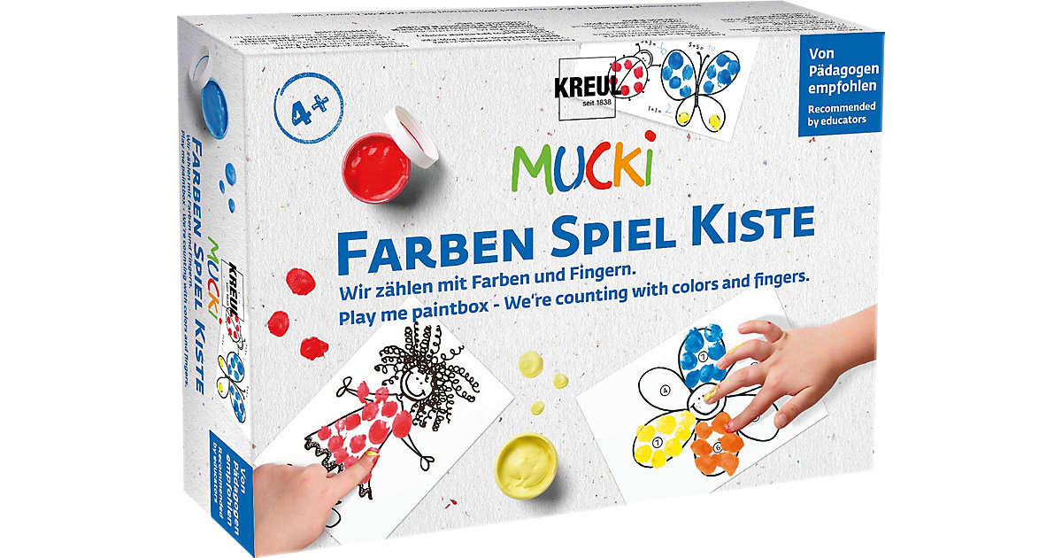 MUCKI FarbenSpielKiste Wir zählen mit Farben und Fingern MUCKI FarbenSpielKiste Wir zählen mit Farben und Fingern von KREUL