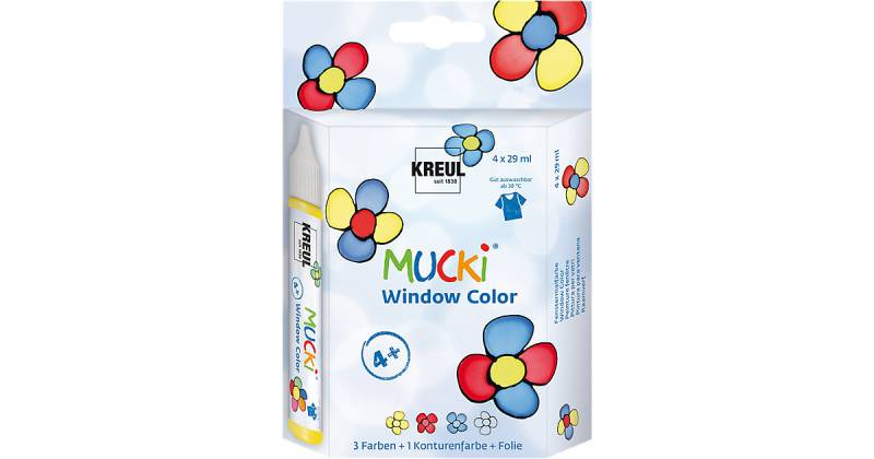 MUCKI Window Color 4er Set von KREUL
