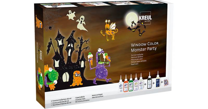 KREUL Window Color Set Monster Party von KREUL