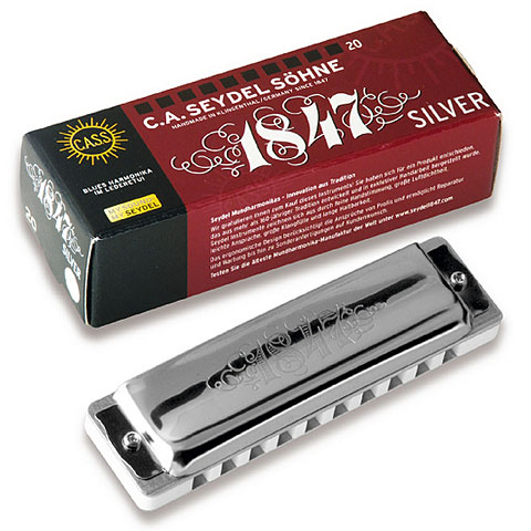C.A. Seydel Söhne Blues 1847 Silver A Richter-Mundharmonika von C.A. Seydel Söhne