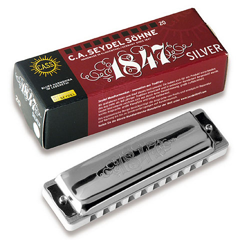 C.A. Seydel Söhne Blues 1847 Silver B Richter-Mundharmonika von C.A. Seydel Söhne