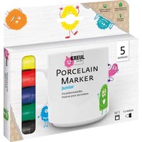 C.KREUL 16300 KREUL Porcelain Marker medium Junior 5er Set von C.KREUL