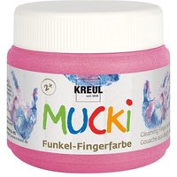C.KREUL 23120 MUCKI Funkel-Fingerfarbe Feenstaub-Rosa 150 ml von C.KREUL