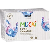 C.KREUL 2319 MUCKI Funkel-Fingerfarbe 6er Set 150 ml von C.KREUL