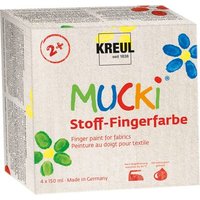 C.KREUL 28400 MUCKI Stoff-Fingerfarbe 4er Set 150 ml C.KREUL 28400 MUCKI Stoff-Fingerfarbe 4er Set 150 ml von C.KREUL