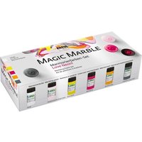 C.KREUL 73614 KREUL Magic Marble Marmorierfarben Set Love Neon! 6 x 20 ml von C.KREUL