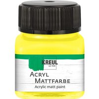 C.KREUL 75203 KREUL Acryl Mattfarbe Gelb 20 ml von C.KREUL